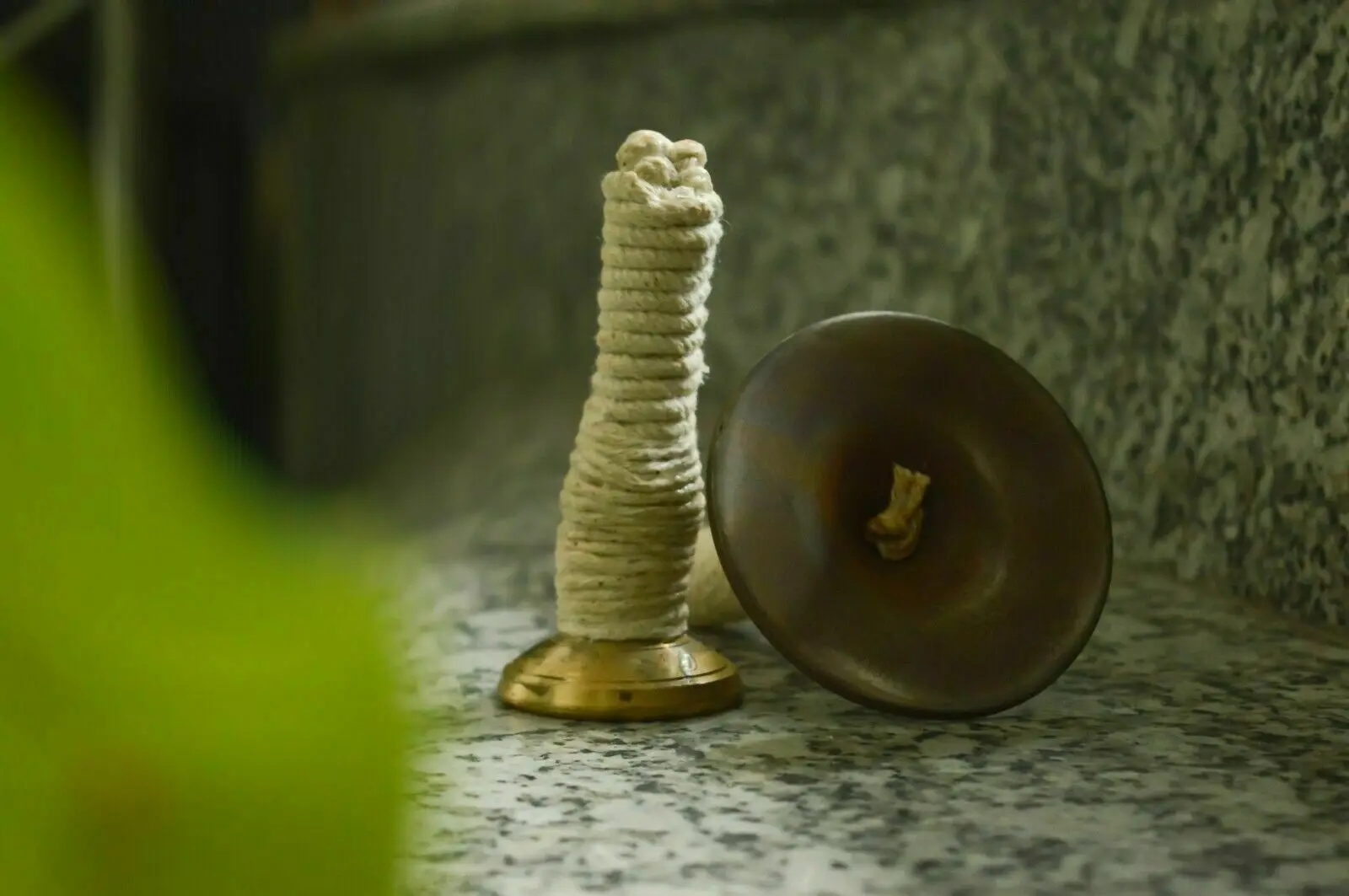 Indian High classical material 2 Piece Brass Thalam Musical Instrument Manjira Hand Percussion Finger Cymbal Taal Jathi