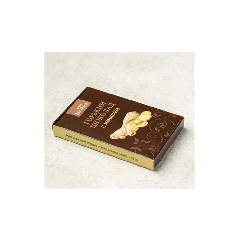 
Bitter chocolate with ginger 