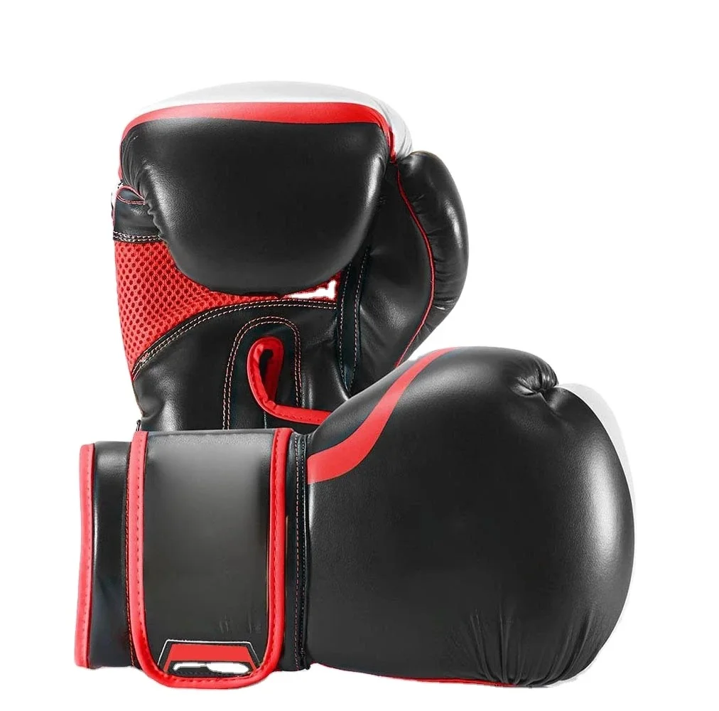 Boxing Gloves Professional Boxing Training Gloves Custom Design PU made in Pakistan cow hide leather