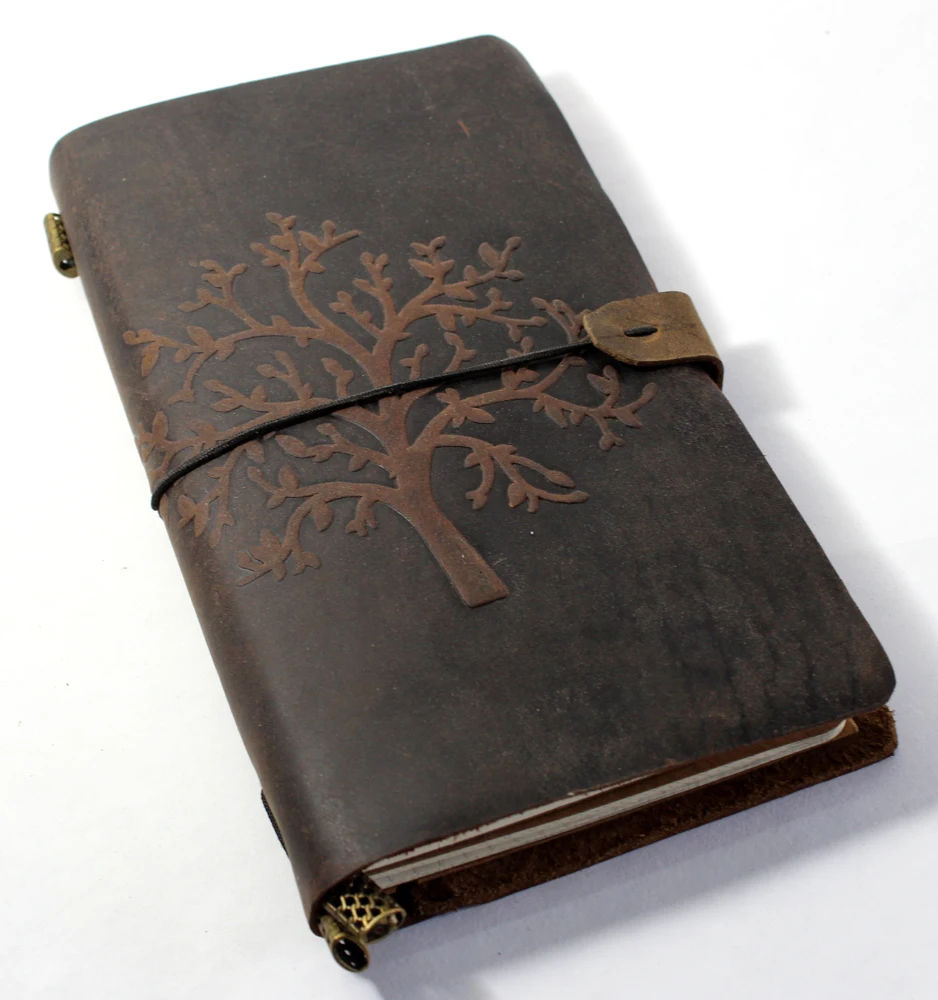 Индивидуальный планировщик винтажные журналы из кожи Crazy Horse подарочные дневники чистой модный блокнот для школьных и офисных путешествий