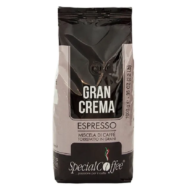 Italian best quality espresso coffee beans GRAN CREMA 1kg for HORECA and retail