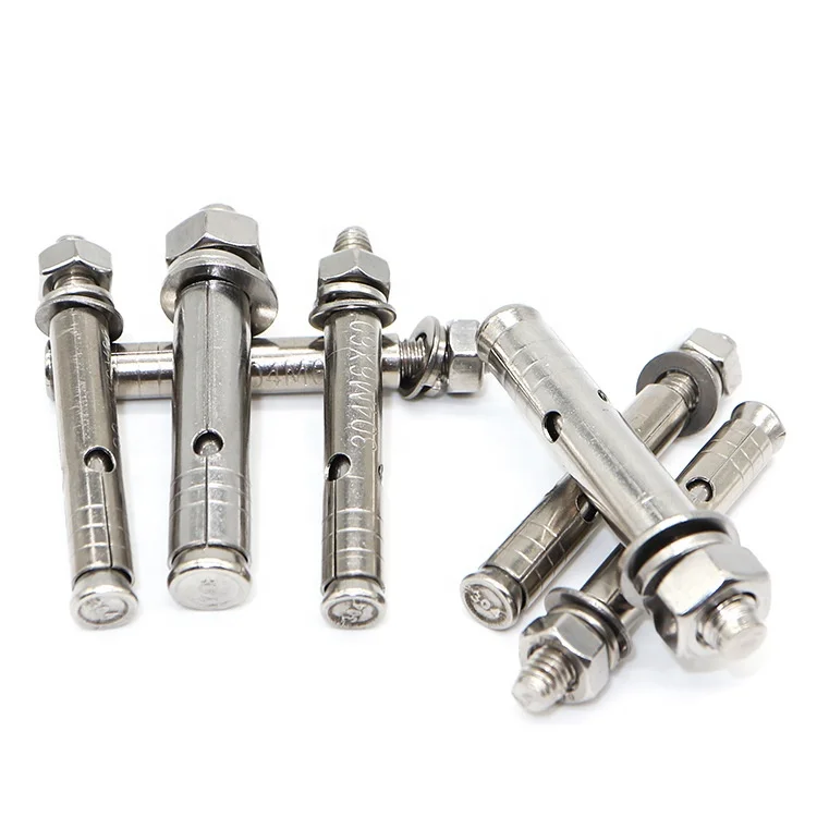 
Stainless Steel SS304 Wedge Anchor Heavy Duty Wall Bolts Expansion Anchor M8 M10 