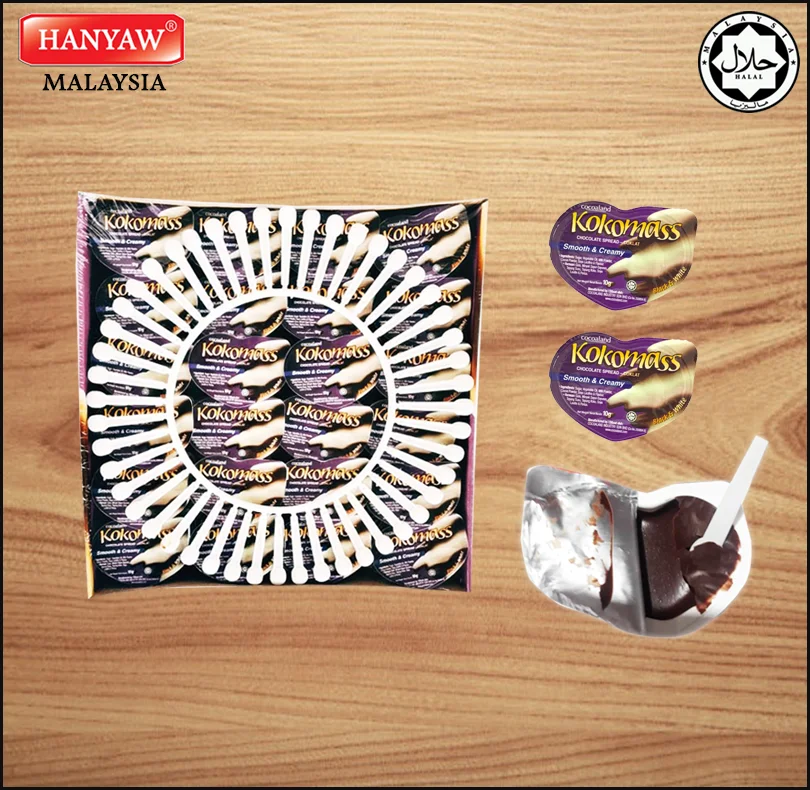 [Малайзия] Быстрая доставка + Халяль Сертифицированный шоколад Kokomass черный/белый (12 коробок X 48 шт. x 10 г/картонная коробка)