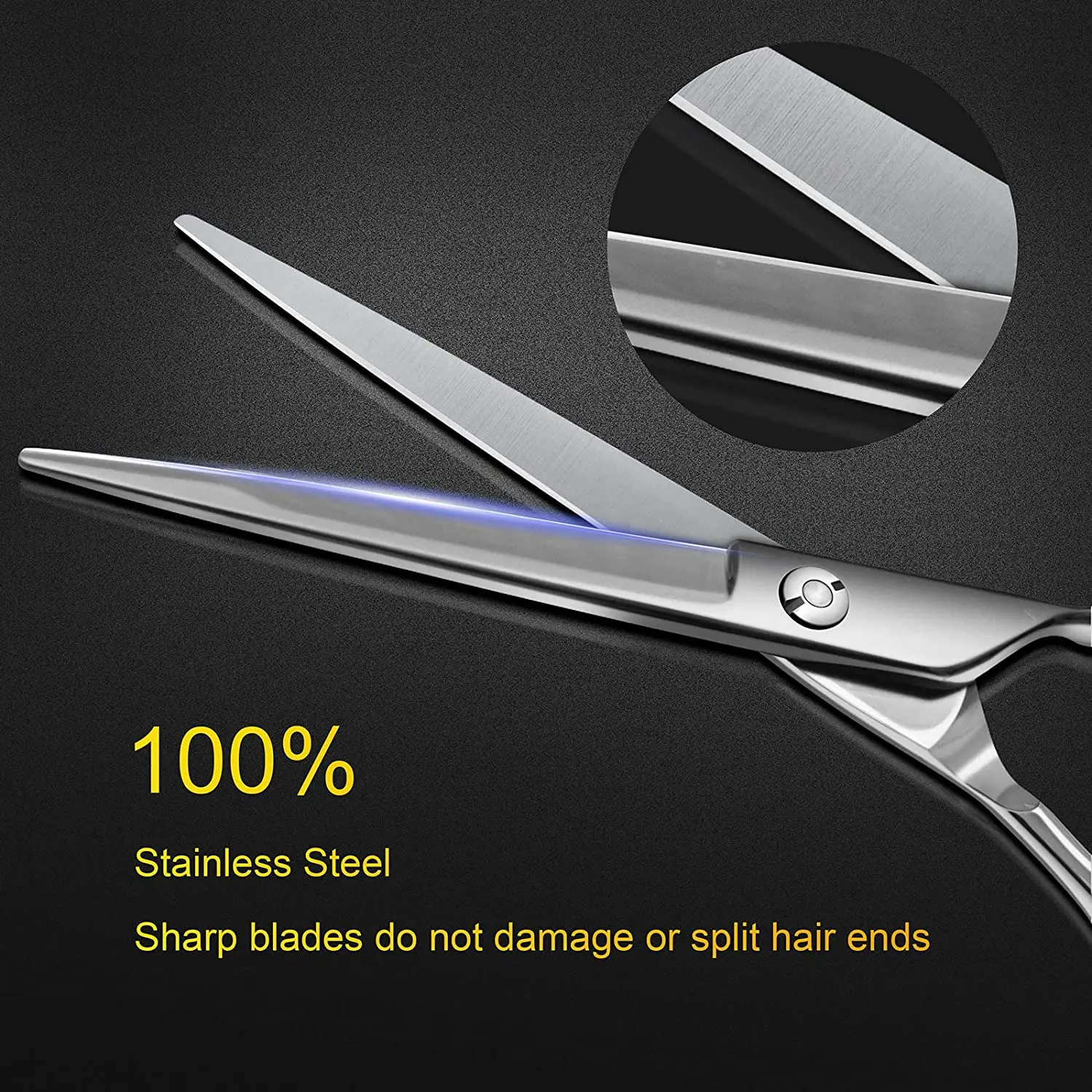 Ножницы для стрижки волос 6 5 дюйма японские ножницы из нержавеющей стали мужчин женщин детей и домашних животных