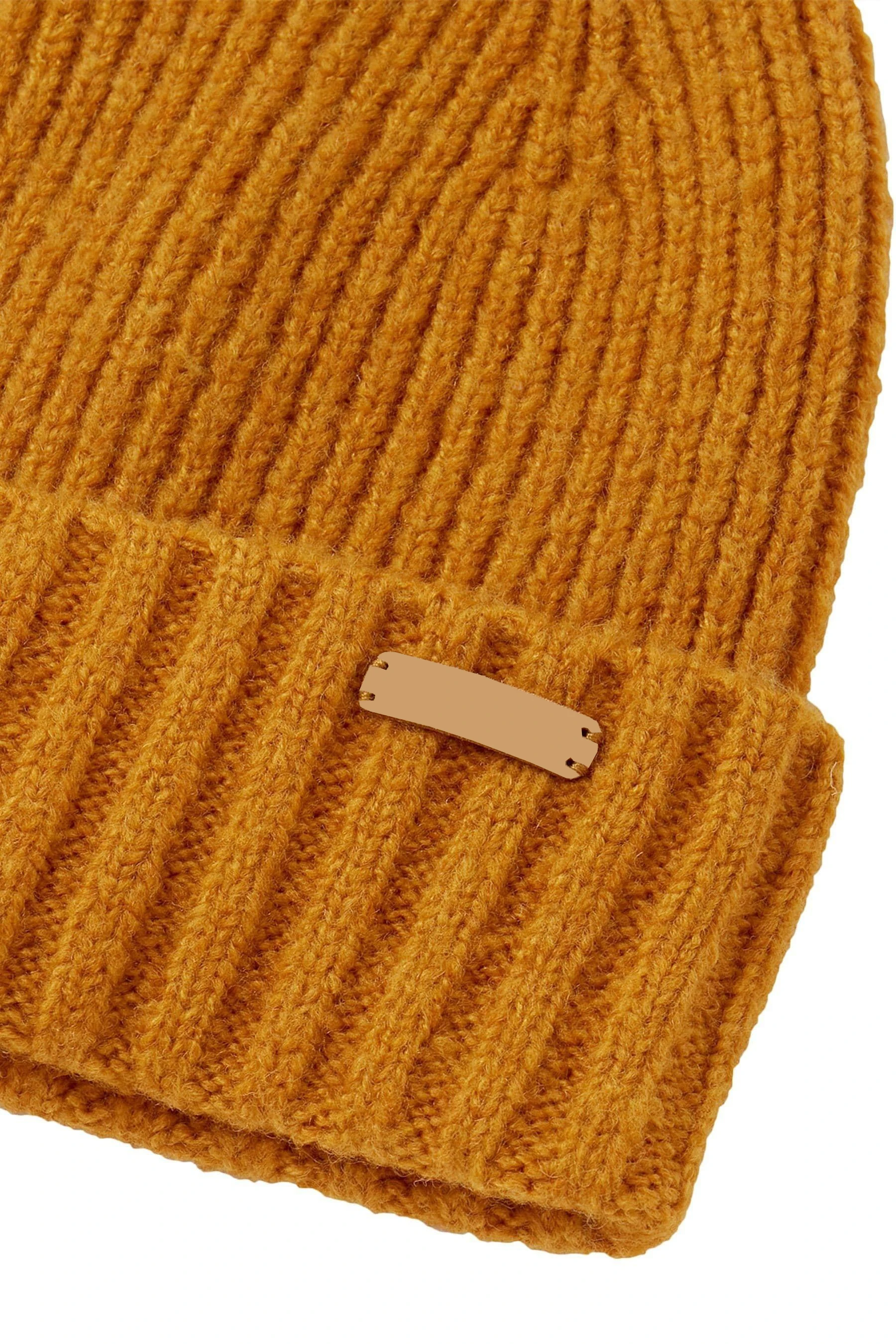 Wholesale Fashionable Custom Logo Embroidery Logo Unisex Solid Color Warm Winter Beanie Caps Knitted Hats For Unisex