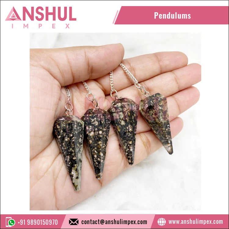 2021 оптовая продажа розовый КВАРЦЕВЫЙ Ограненный маятник розового цвета по конкурентоспособной цене