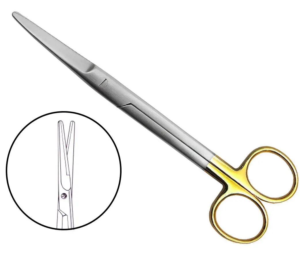 Хирургические ножницы MAYO TC 18 см 23 STR/CRD стоматологические ветеринарные хирургические инструменты из нержавеющей стали WeCare