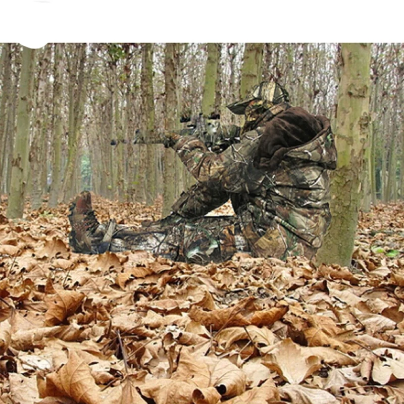 Мужской зимний осенний теплый Камуфляжный охотничий костюм одежда брюки на подтяжках комбинезон для рыбалки пуховик камуфляжный