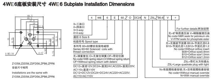 CONTROL HYDRAULIC VALVE OIL DIRECTIONAL CONTROL VALVES