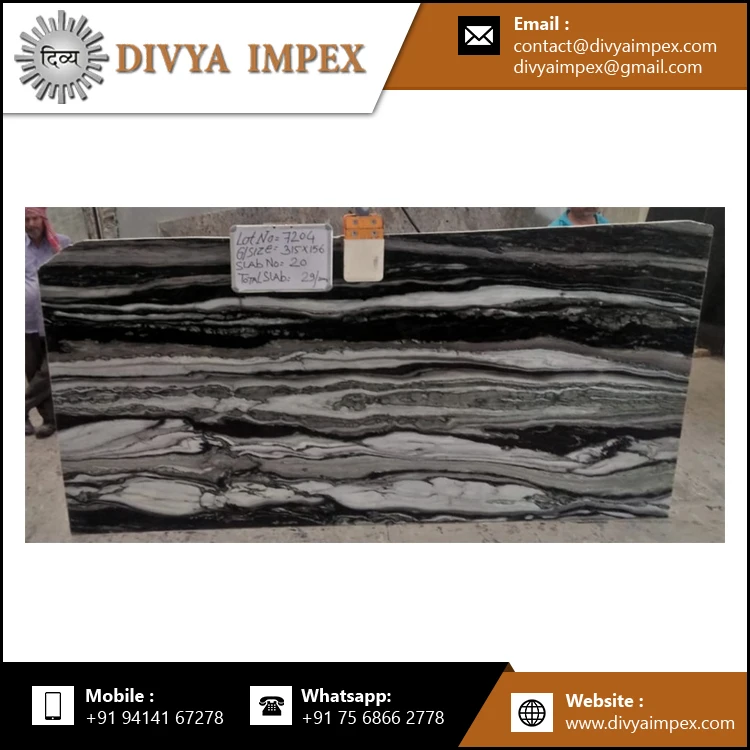 2021 Latest Product Exotic panda Marble Manufacture in India at Bulk Price  Divya Impex
