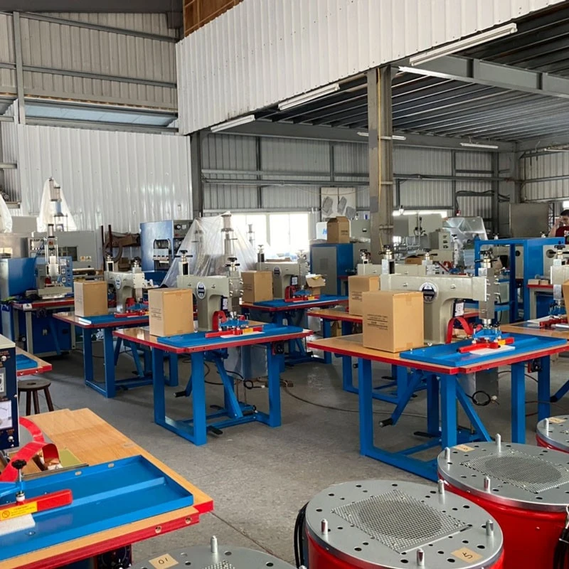 double head high frequency hf pvc welding machine