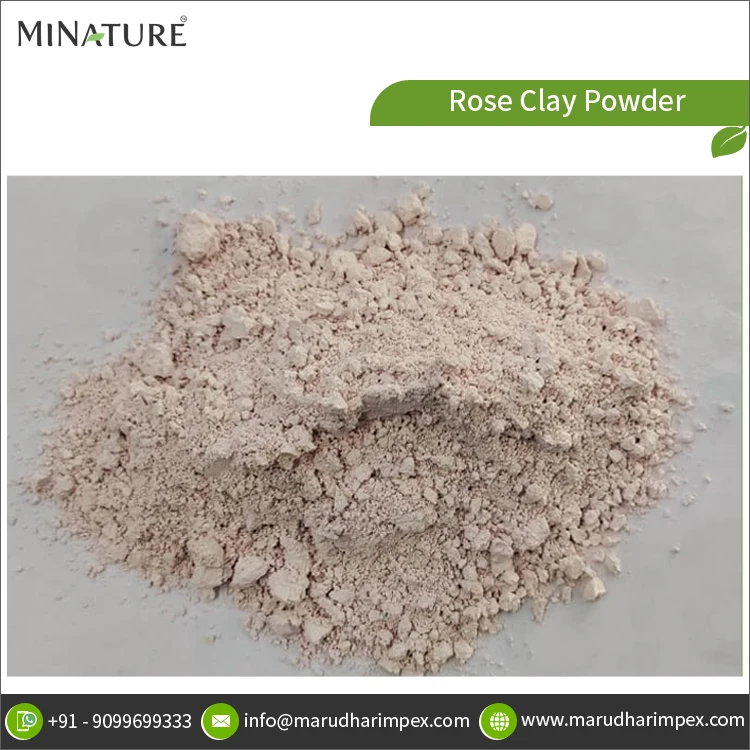 Высокое качество Лидер продаж чистый и натуральный 100% травяной порошок из розовой глины от известного индийского экспортера