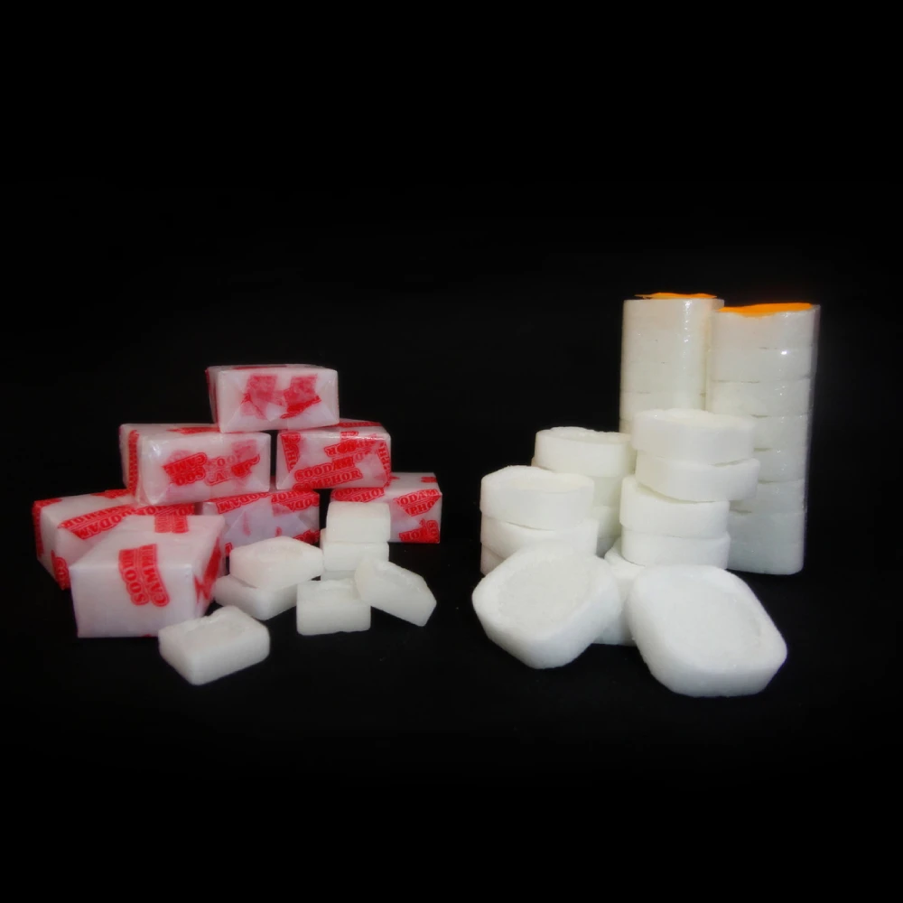 Yellow Orange Flame Semi Smoke Camphor Tablets Manufacturing from Malaysia in 1kg Bulk Packs