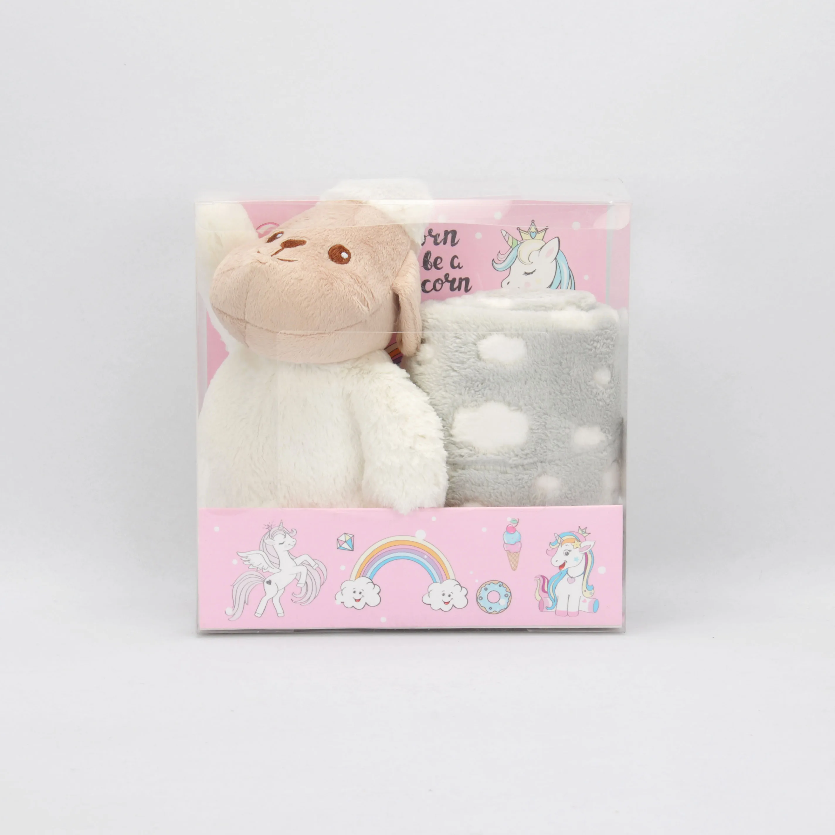 
super soft flannel stuffed baby kids cuddle plush toy animal elephant blanket 