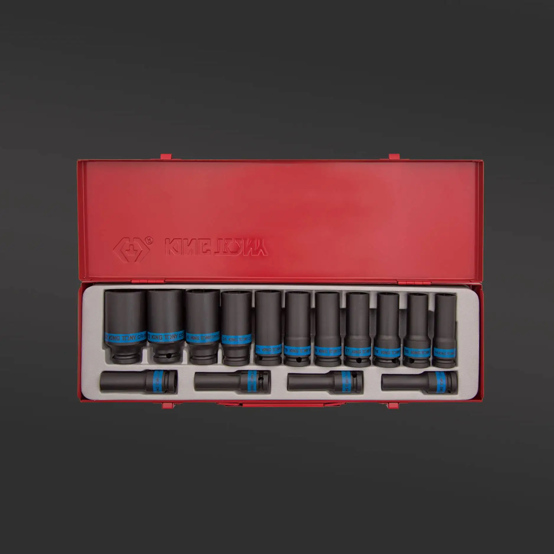 KING TONY Top 15 PCS 6PT Impact Socket Set Taiwan Hand Tool 4415MP