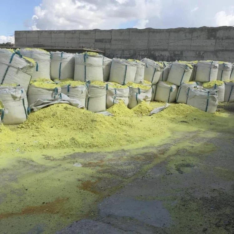 Sulphur granules 99.9% industrial /medicine/food grade