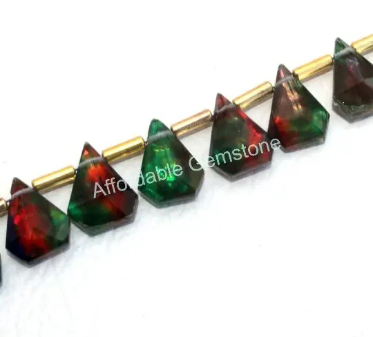 Драгоценный камень Ammolite, ювелирные изделия ручной работы, ограненный камень, свободные драгоценные камни, камень в форме бриллианта, кабошон, ювелирные изделия, разные цвета, ограненный камень