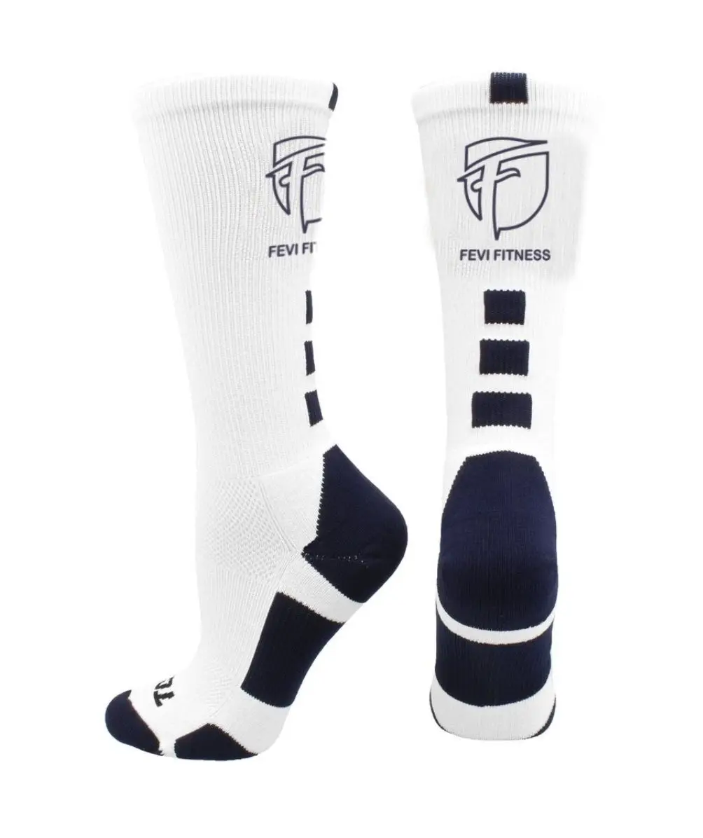 OEM ODM Sport Socks Customized Logo Cotton Athletic Sports Cycling Socks Men Gym Workout Terry Sport Cotton Polyester Socks