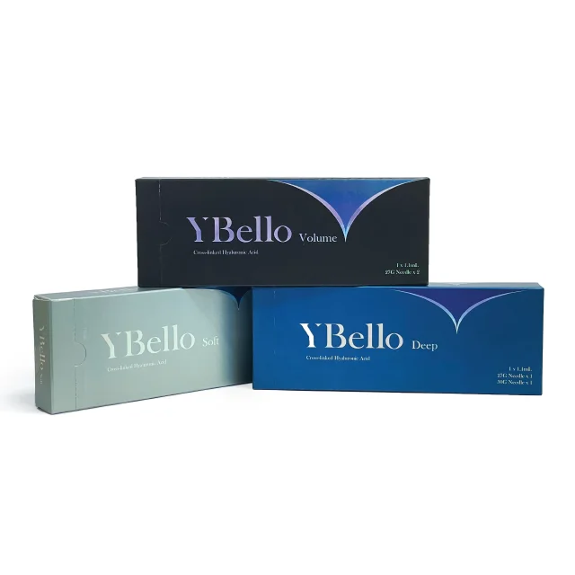 YBello Filler Hyaluronic Acid HA Dermal Filler Facial Filler for Forehead Nose Lips Chin Face anti-wrinkle made in Korea