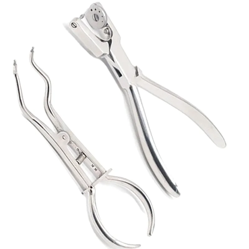 
Dental Rubber Dam Puncher Clamps Forceps Frame Punch Dental Dam Hole Puncher Dentist Tools 