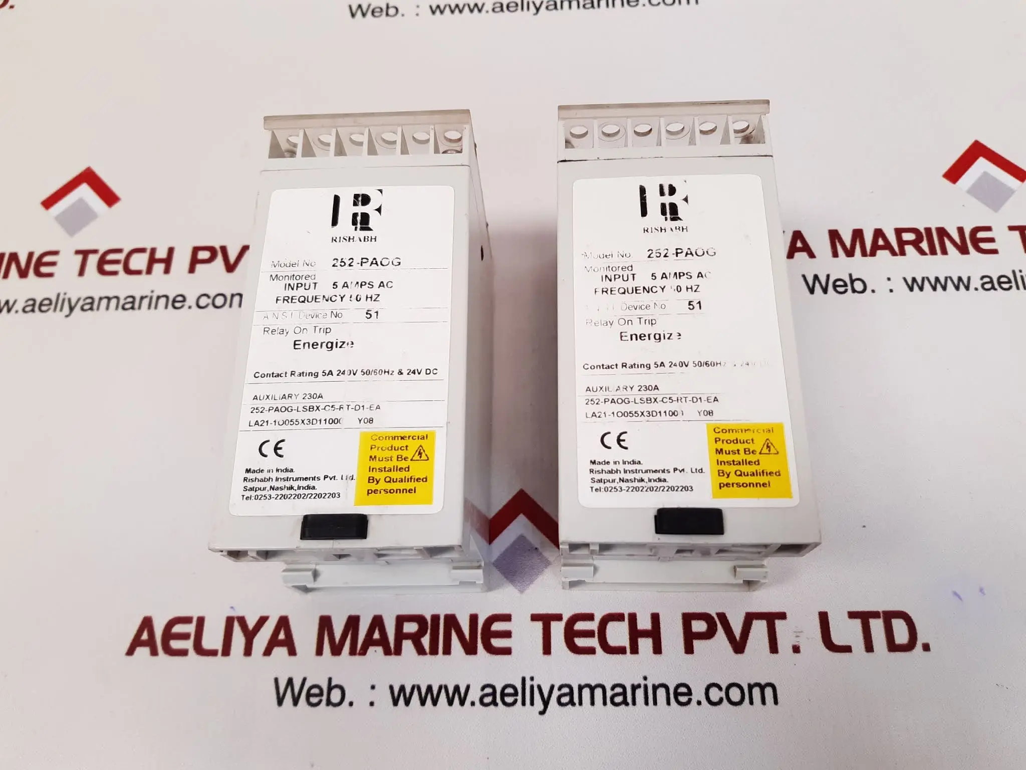 252-paog Protector Relay Trip