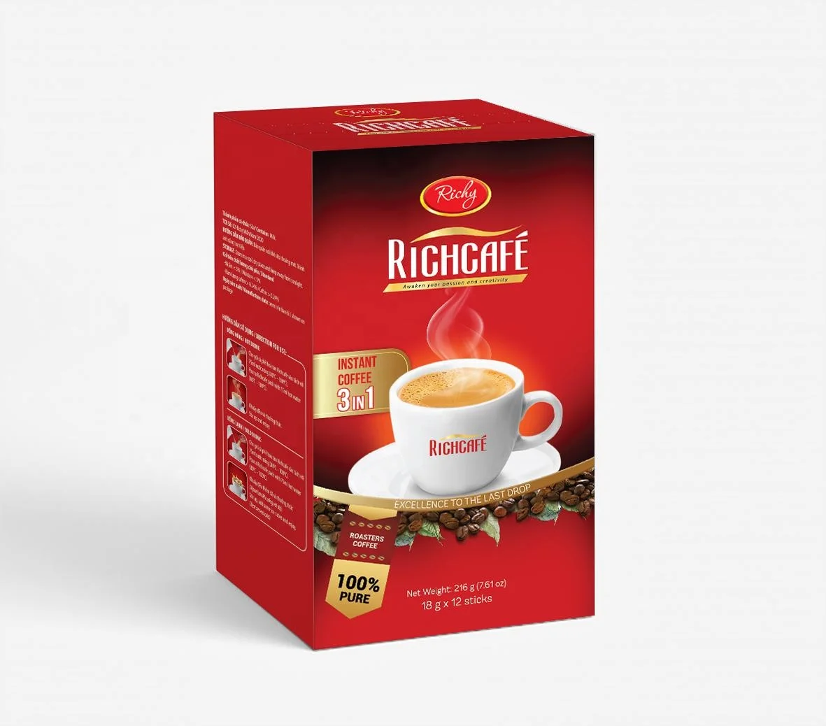 
 Мгновенный кофе RichCafe (3 в 1)  