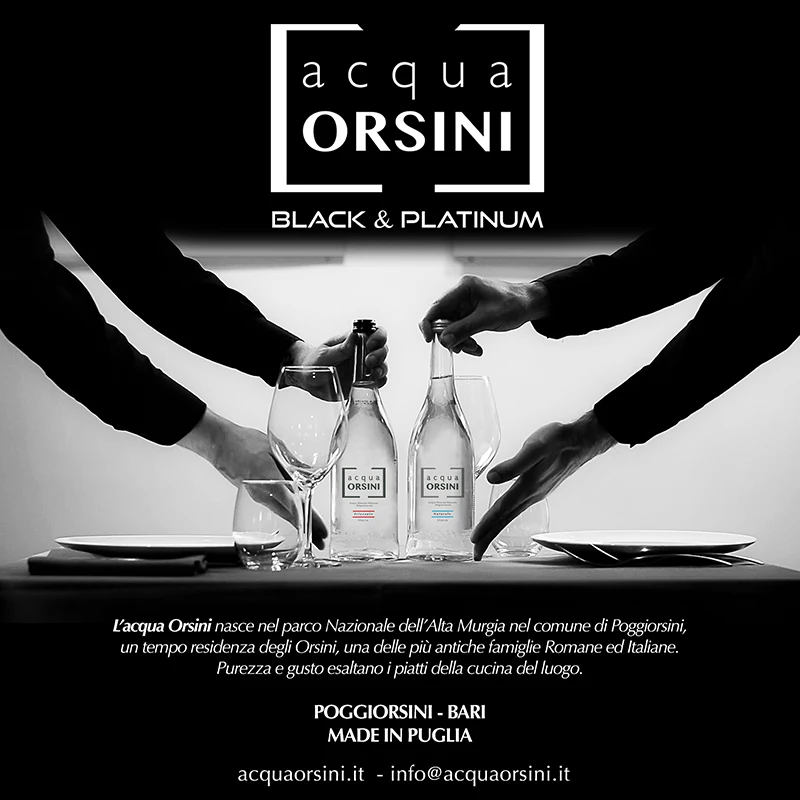 Итальянская вода Orsini Platinum 75cl еще минеральная готова к