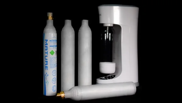 high quality sparking water maker 0.6kg CO2 gas cylinder without valve