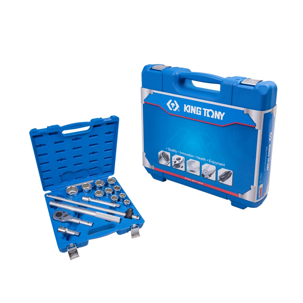 KING TONY Guaranteed Quality 14 PCS 6PT 3/4 Inch Socket Wrench Set Hand Tool 6314MR12