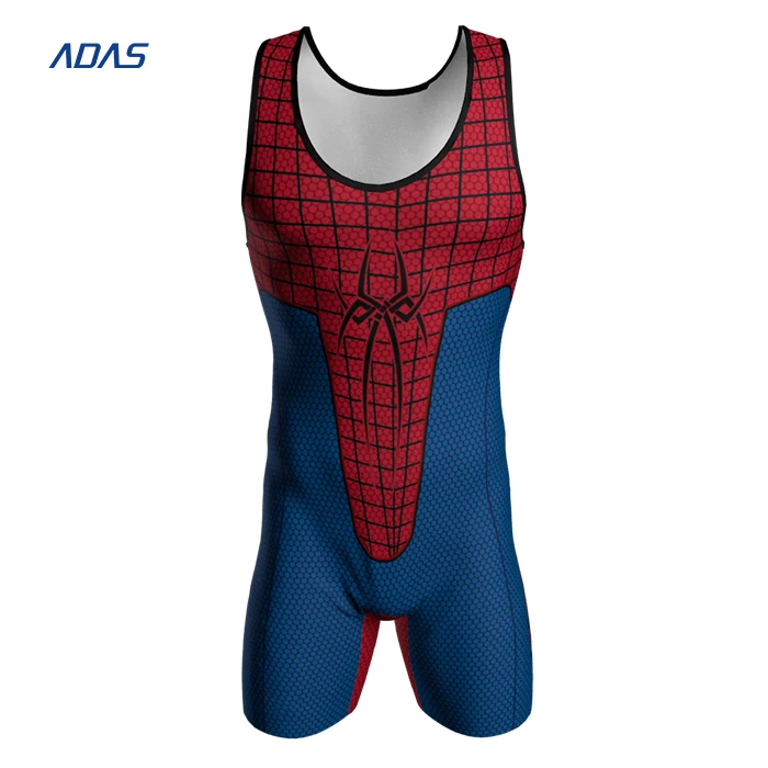 Silky Smooth Stretch Material Wrestling Men Singlet Professional Athletic Wrestling Singlet Sublimated Designs Wrestling Singlet