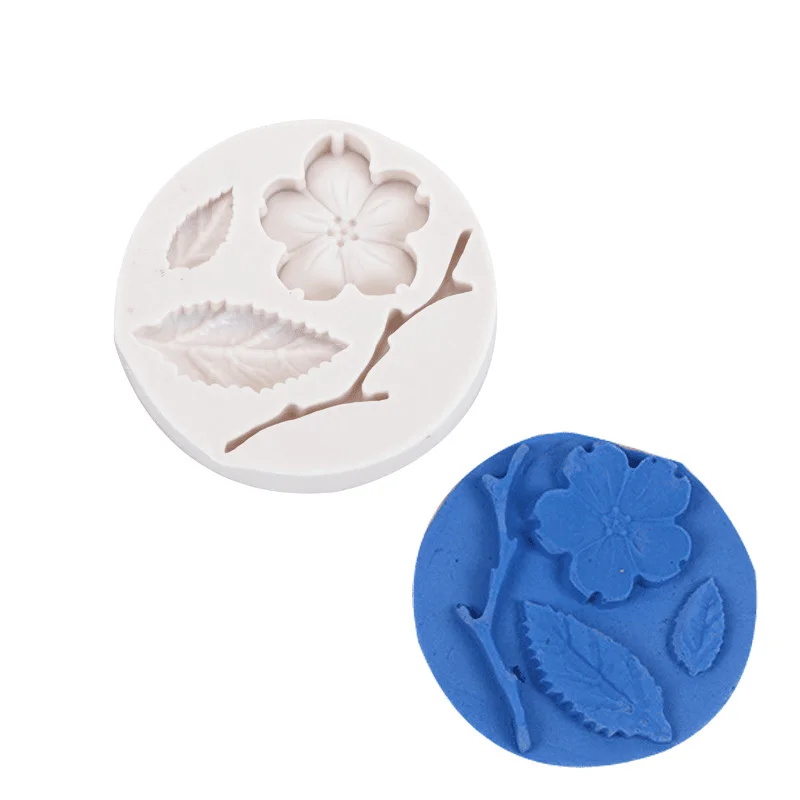 
Custom Flower leaf branch silicone mold Jewelry, Polymer Clay, Crafting Resin Projects Chocolate Baking Badge Pin Hairpin Epoxy 