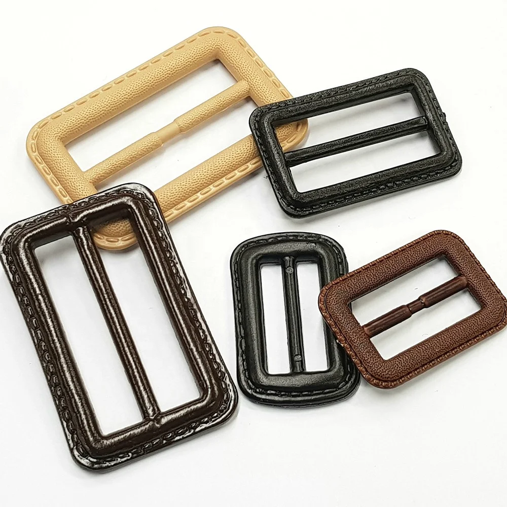 Trendy Plastic leather Belt Buckle For Garment