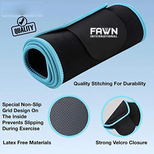 Waist Tummy Trimmer Sweat Band Body Shaper Belt Wrap Fat Burn Slim Exercise