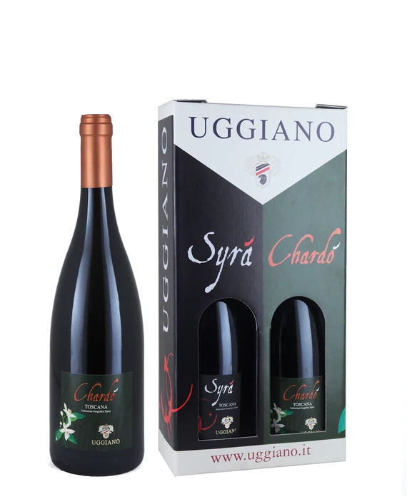 Белое вино Премиум-Качества, итальянский шардонне ди Тоскана I.G.T. CHARDO «Подарочная коробка»