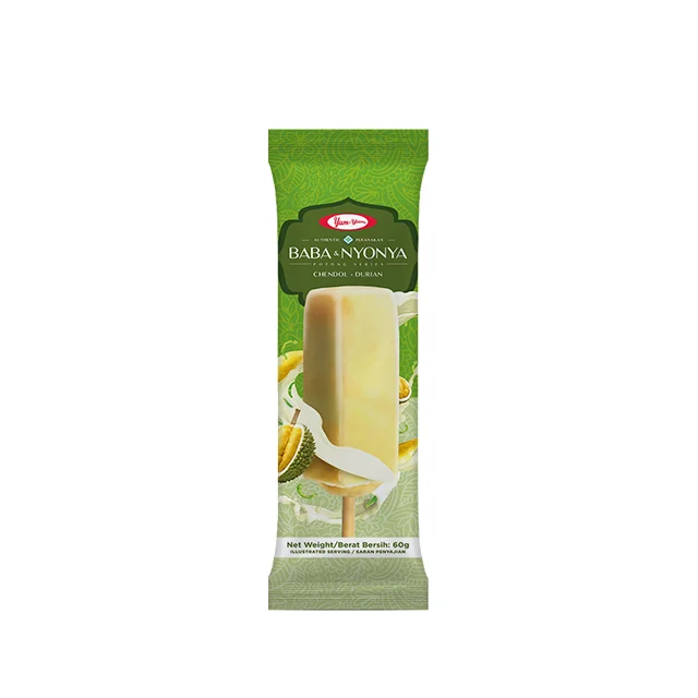 Мороженое Potong Baba nyония-чендол дуриан (360 г X 16 коробка) мороженое из малайзии