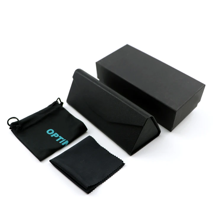 
Customized Multi Display Pu Leather Box Black Sunglasses Hard Eye Sun Glasses Optical Spectacle Case Packaging Custom With Logo 