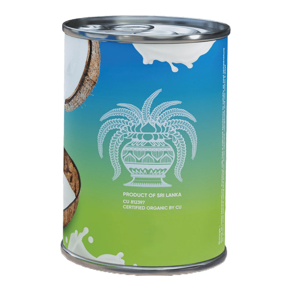 Hot Sale Wholesale Price Organic Gluten Free High Quality 2 Years Shelf Life Premium Coconut Milk 17% Fat Origin From Sri Lanka