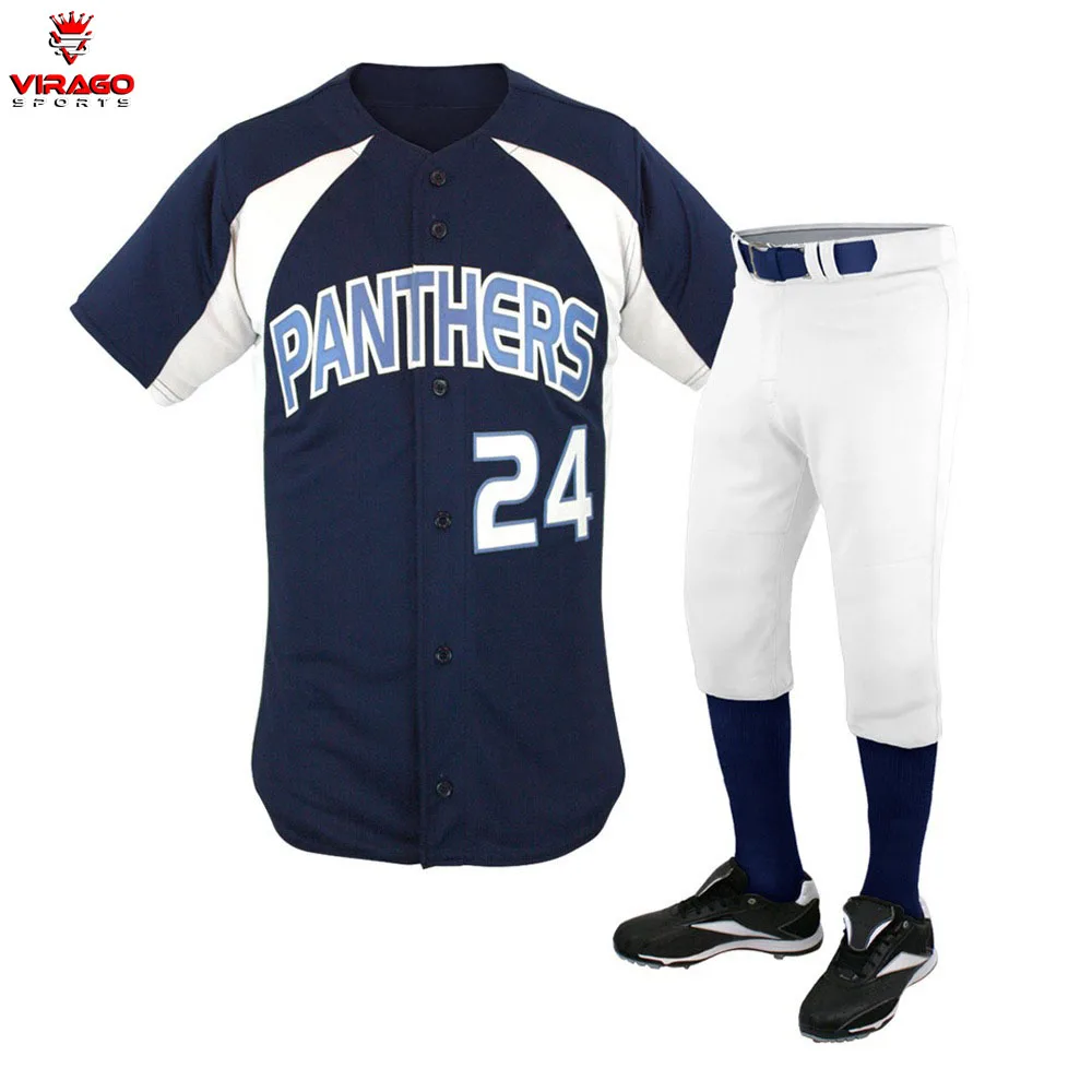 Sports Team wear Men Baseball Uniforms OEM Service Top Quality Baseball Uniforms In Best Price