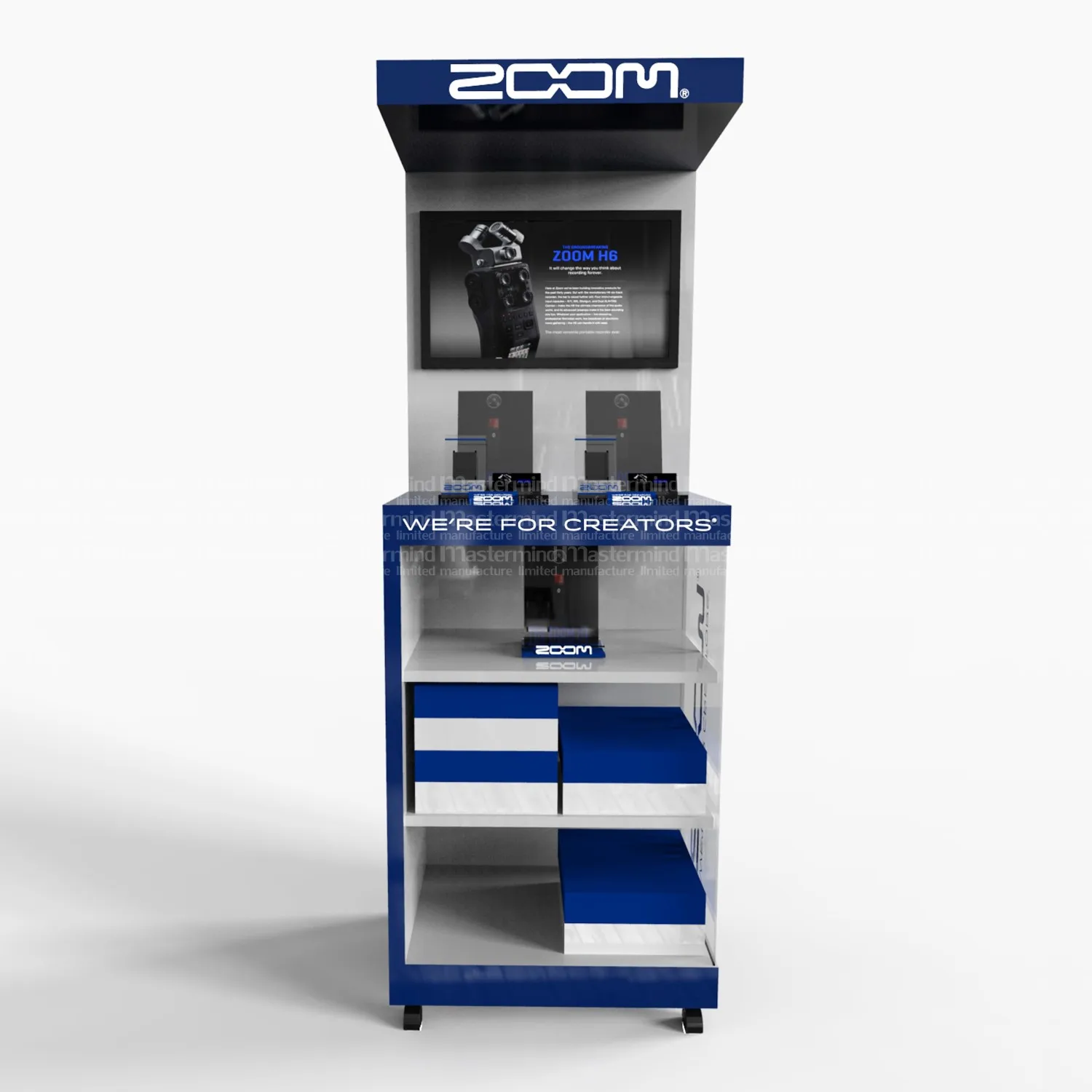 Mobile Cell Phone Restaurant Cashier Desk Retail Store Supermarket Sale Bar Shop Display Counter Cabinet Showcase with Wheels