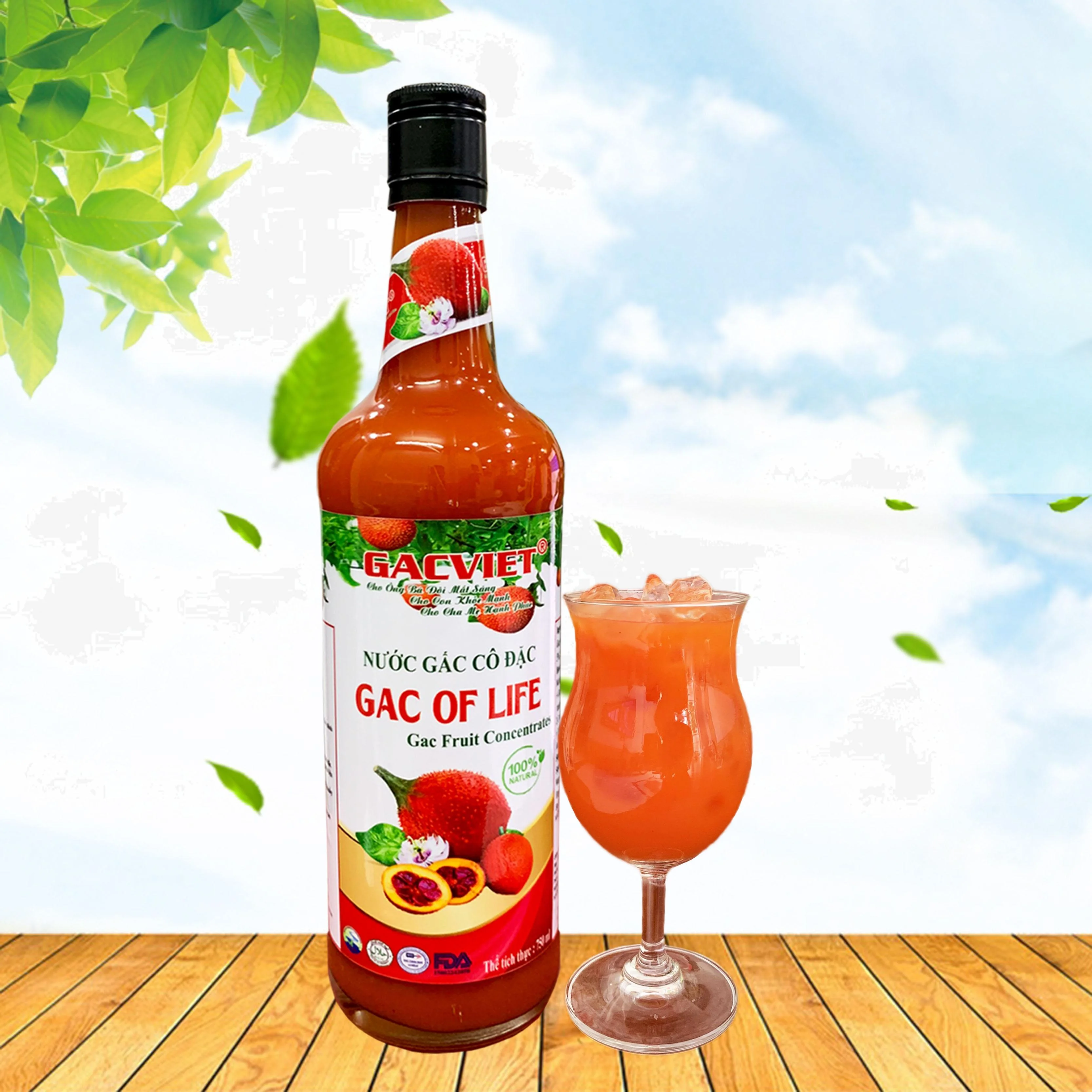 Gac fruit juice concentrated - Gac of Life