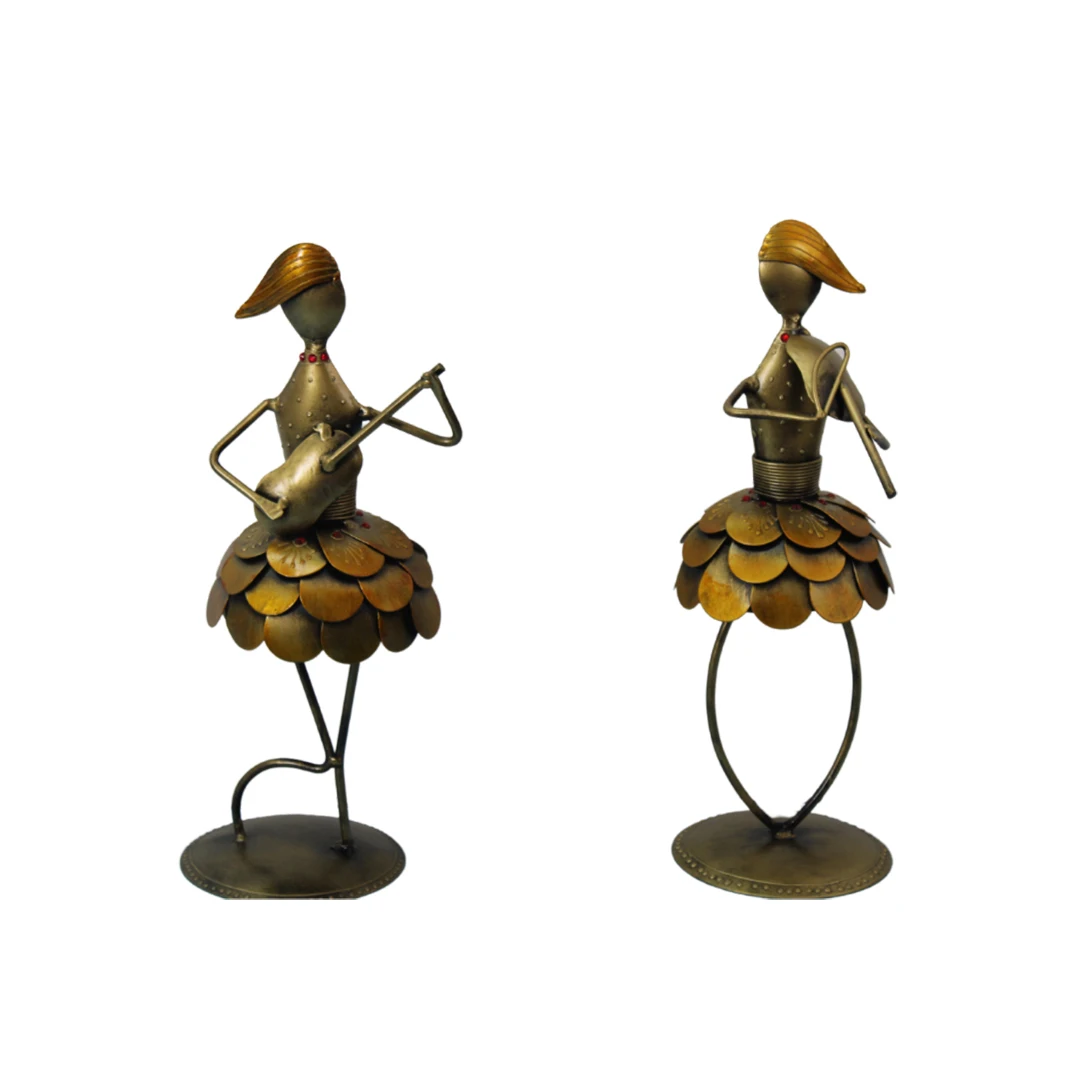 frok lady multicolour doll Newest Amazon Hot Selling Custom  Decorative Metal Luxury Party Office Home Table decoration