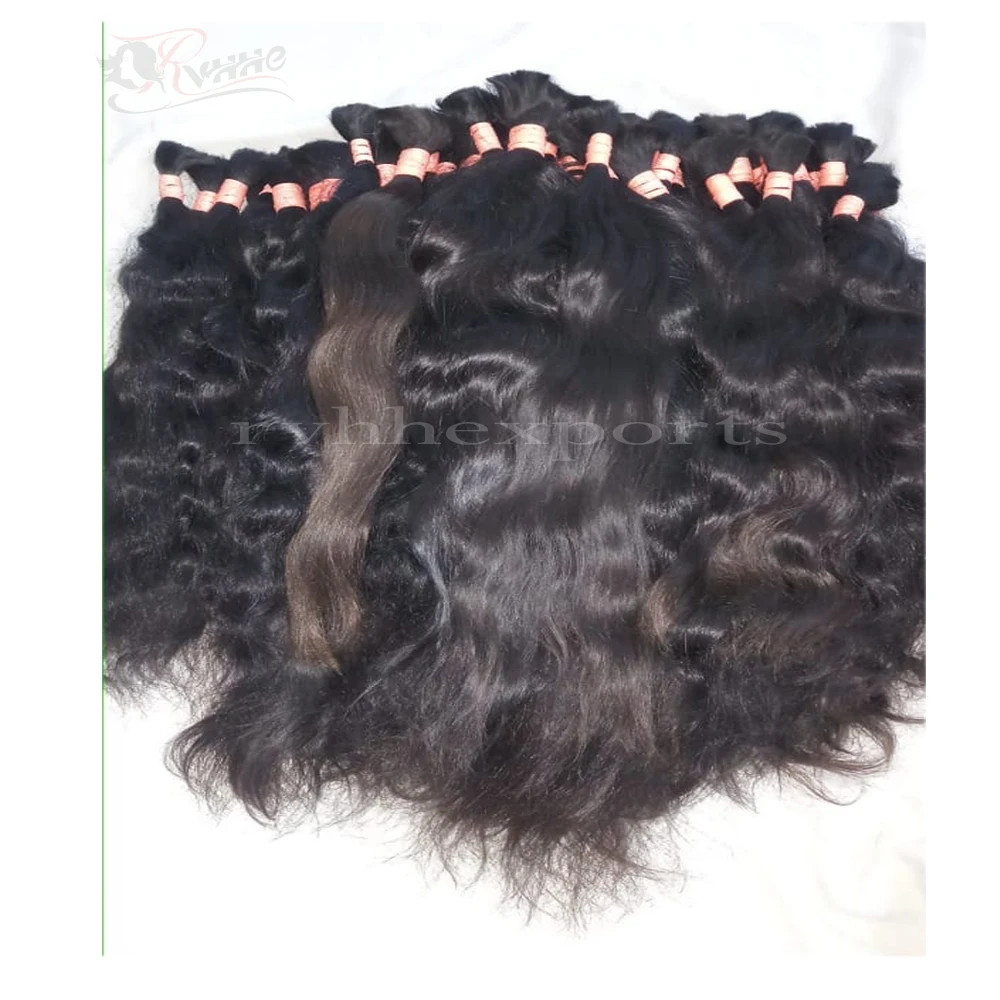 Индийские натуральные человеческие волосы Remy оптом