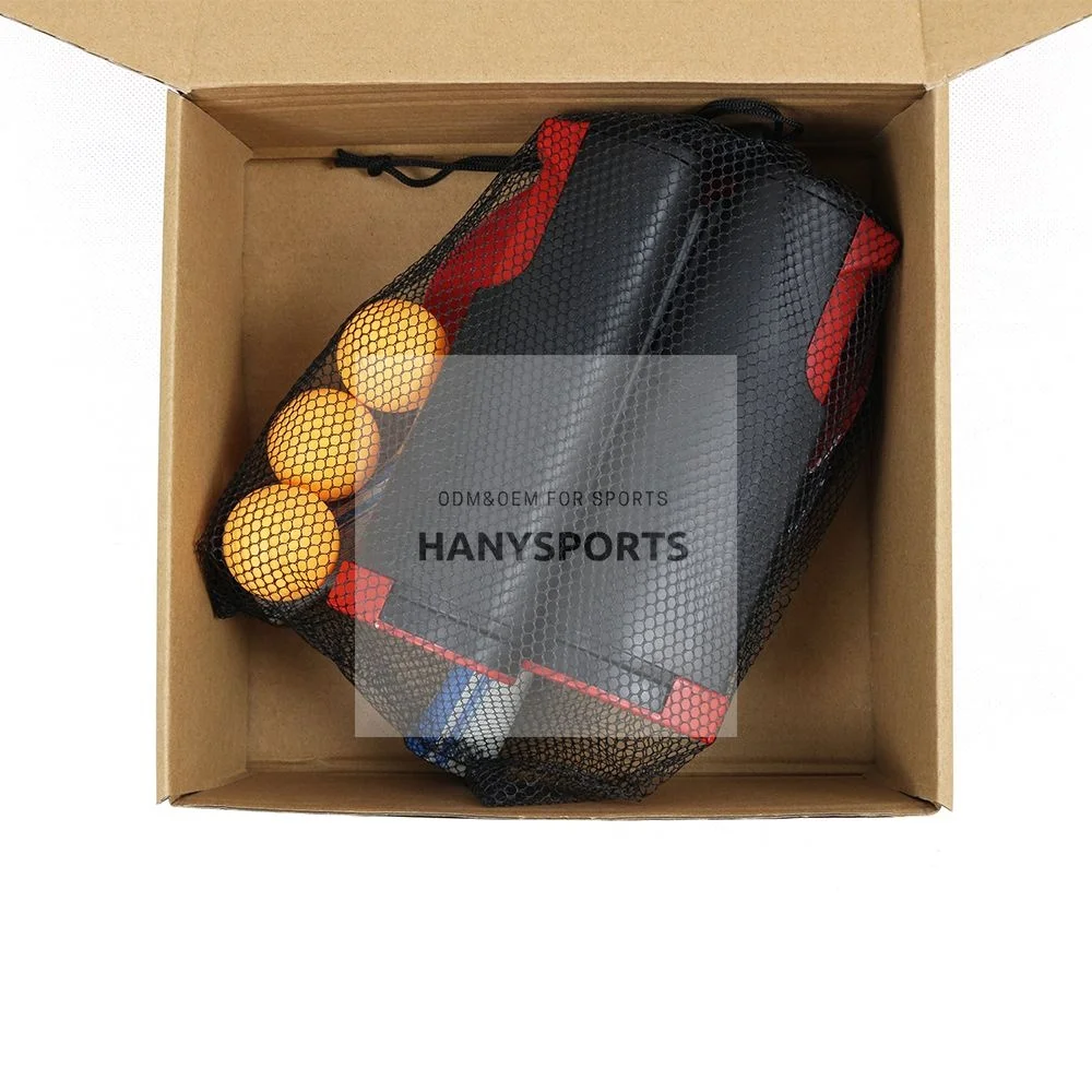 
Dropshipping Portable table tennis bats set ping pong racket set with retractable net 