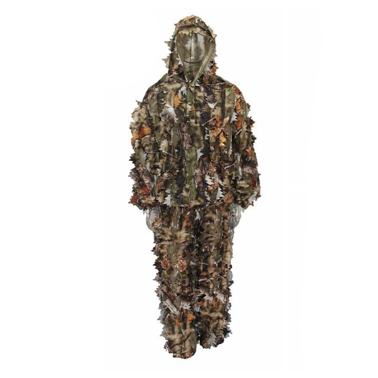
fully customized Hunting Suit 3D Jungle Hunting Ghillie Suit Woodland Camo Camouflage Clothing Type Ghillie Suit 