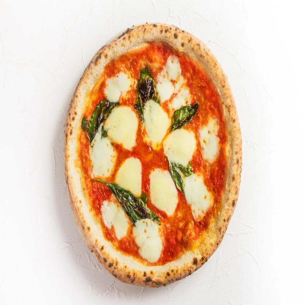 Italian Pizza Style Baked Blended Crispy Round Soft Texture Frozen Pizza With Proprietary Freezing Technology