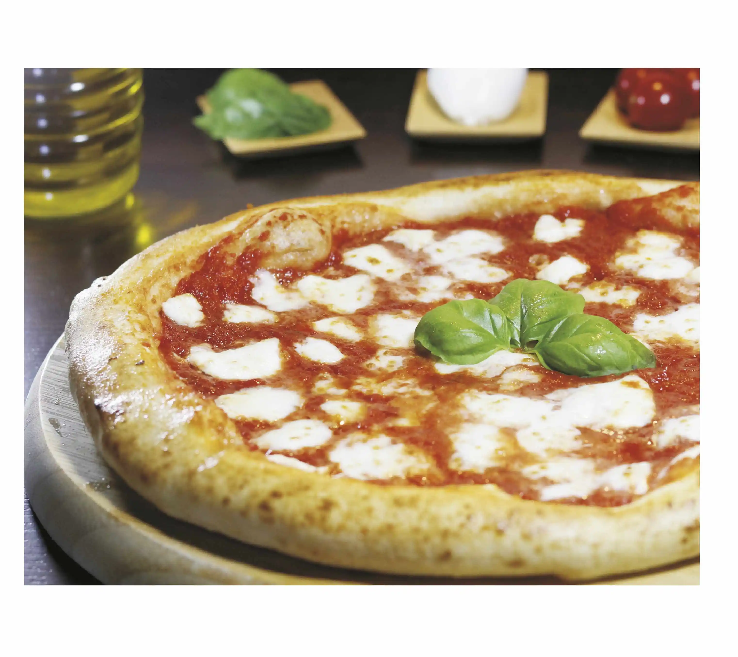 Классическая пицца Margherita 100%, итальянская пицца с естественным листьем, срок годности 1 год, 11,42 дюйма, для пищевых услуг