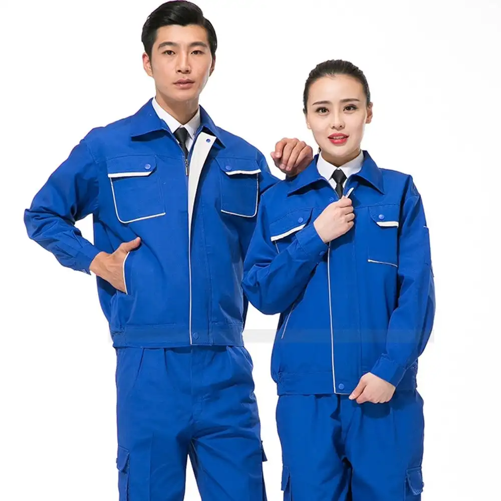 Long Sleeve Polyester Cotton In-Stock Items Unisex Workwear Uniform For Adults With multi Color From Vietnam