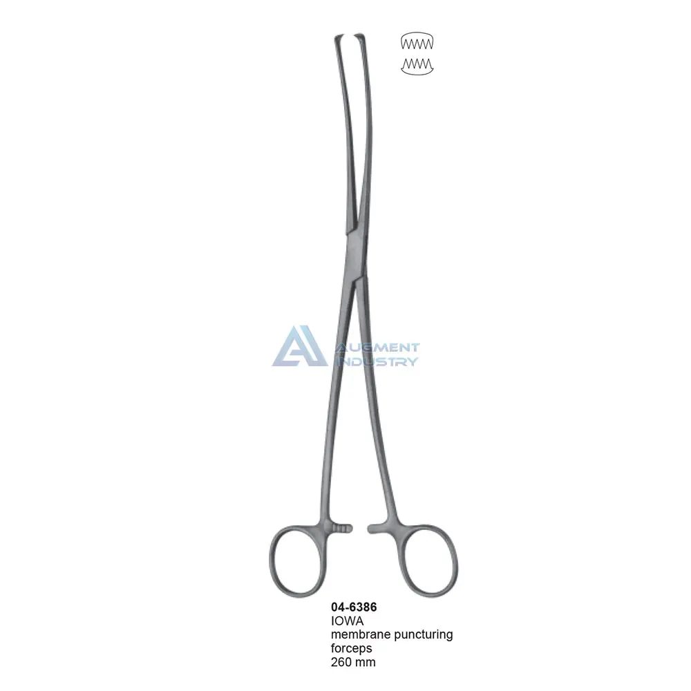 Айова мембрана прокалывать щипцы для акушерства 260 мм нержавеющая сталь хирургические инструменты Ob/Gyn медицинские инструменты