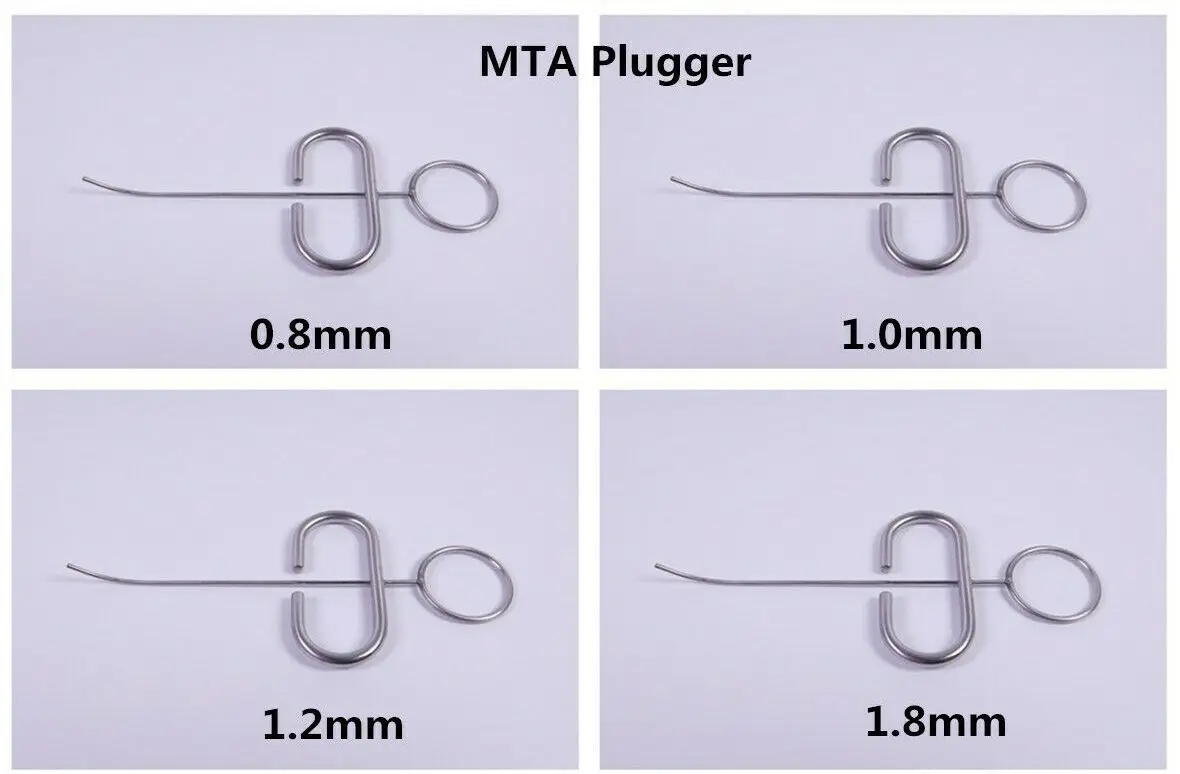  Стоматологическая MTA цемента заполнения зубов Plugger аппликатор перевозчика корневого канала Эндодонтический 0 8/1 0/1 2/1 8 мм