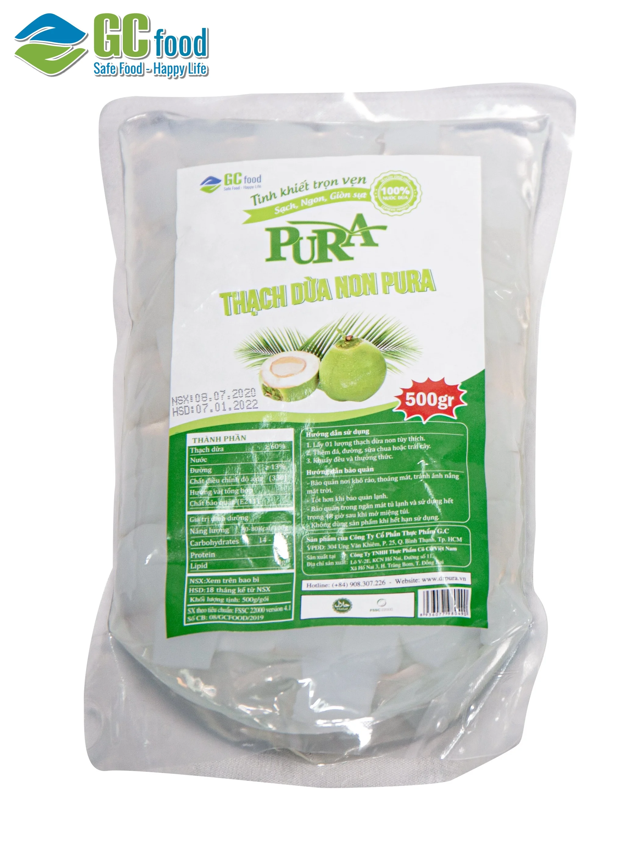 Смешайте фрукты с NATA DE COCO/кокосовое желе сделанное в Вьетнаме 100% натуральное высокое качество вкусные